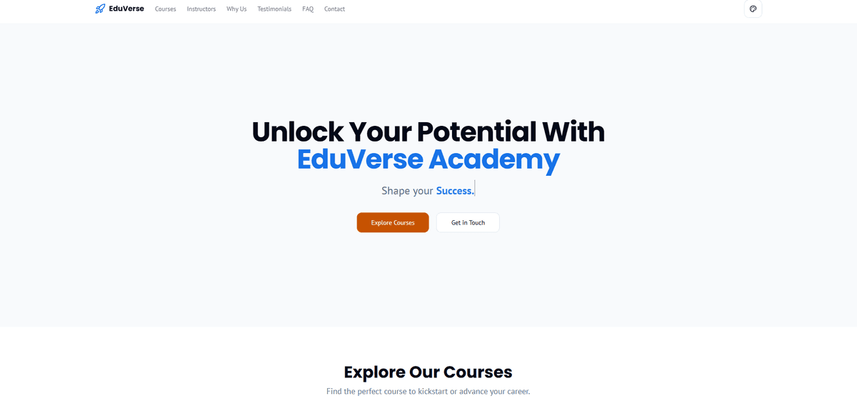 Eduverse - Learning Management System