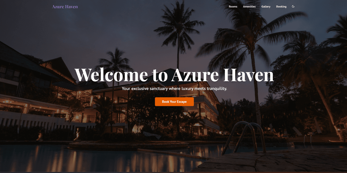 Luxury Resort Booking & Management Platform