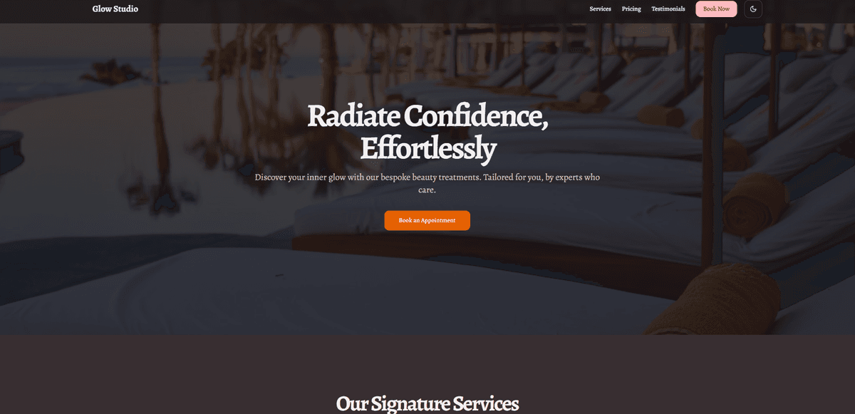 Glow Studio - Agency Website