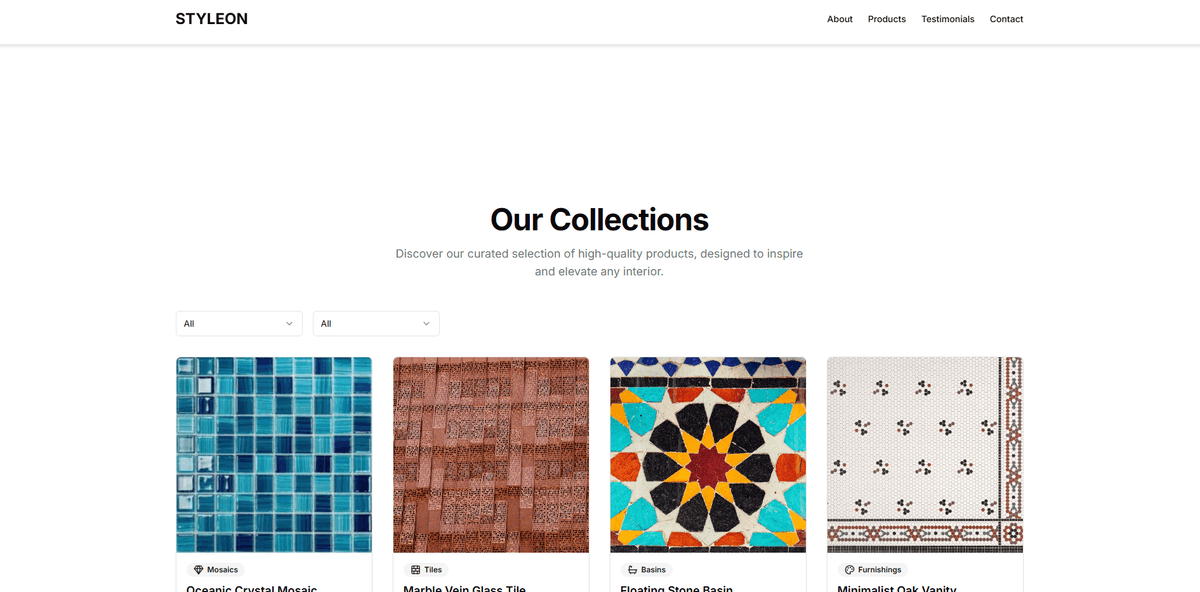 Digital Catalog for Tile Exporter